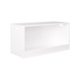 thumbnail image 5 of Caja de almacenamiento de juguetes abierta para niños, caja de acabado de madera blanca, puede almacenar juguetes de peluche, libros, adecuado para bebés o salas de juegos., 5 of 5