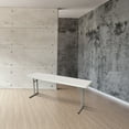 thumbnail image 5 of Hampden Furnishings Baldwin Collection 18" x 72" Folding Seminar Training  Table, Grey, 5 of 6