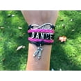 thumbnail image 2 of Dance Bracelet, Ballet Slipper Charm Infinity Dance Jewelry, for Dancers, 2 of 7