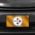 thumbnail image 2 of Rico Industries etiqueta láser cortada de 12" x 6" de los Pittsburgh Steelers de la NFL en amarillo para carro/camión/SUV - Decoración automotriz, 2 of 3