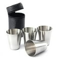 thumbnail image 5 of 4/2Pcs Set 30/70/180/320ml Outdoor Stainless Steel Cups Shots Set Mini Glasses For, 5 of 5
