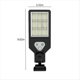 thumbnail image 2 of 2 Piezas Luz de Pared Solar LED para Exteriores Luces Solares Sensor de Movimiento Luz Alimentada por Energía Solar 3 Modos para Jardín Exterior, 2 of 5