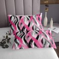 thumbnail image 3 of Erosebridal Geometric Stripe Coverlet Set King,Abstract Artwork Bedding Set,Geometry Lines Decor,Breathable,3 Pieces, 3 of 5