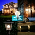 thumbnail image 4 of Luxrite A19 LED Dusk to Dawn Light Bulb Enclosed Fixture Rated 3000K Soft White 800 Lumens Damp Rated E26 6-Pack, 4 of 7