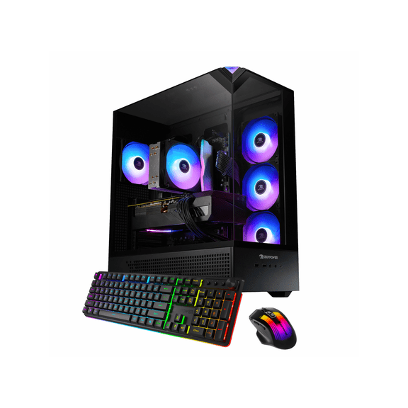 iBUYPOWER Element Gaming PC Desktop EBA5R96XT02 AMD Ryzen 5 8400F 16GB DDR5 1TB NVMe SSD AMD Radeon RX 9060 XT