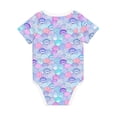 thumbnail image 6 of Rocae Watercolor Sea Shells 1 for Baby Cotton Short-Sleeve Bodysuits for Unisex Onesies Bodysuit-3 Months, 6 of 7