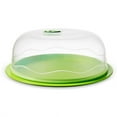 thumbnail image 4 of Ozeri INSTAVAC Ready-Serve Domed Food Storage Container, BPA-Free 4-Piece Nesting Set with Vacuum Seal, 4 of 5