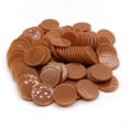thumbnail image 1 of Hakitaroom Juego De 100 Fichas De Juego De Fichas De Póquer De Plástico Opaco Con Caja De Almacenamiento (Chocolate 1,58 Pulgadas), 1 of 5