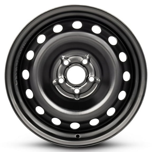 New OEM Replacement Wheel 16x6.5 in for 1995-2005 Volkswagen Beetle Painted Black 16 inch Steel Rim
