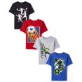 thumbnail image 1 of Camiseta The Children's Place de manga corta, paquete de 4, para niños de 7 a 8 años, 1 of 1