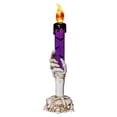 thumbnail image 1 of Lámpara de candelabro LED Accesorios de terror de Halloween Decoración de fiesta de Halloween Púrpura, 1 of 2