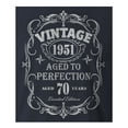 thumbnail image 4 of 9 Crowns Tees Vintage Aged to Perfection 30th 40th 50th 60th 70th 2021 Birthday T-Shirt, 4 of 4
