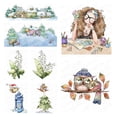 thumbnail image 2 of Juego de sellos y troqueles Sentiment para fabricación de tarjetas, troqueles de corte Mini Oddball para vacaciones de Navidad, sellos transparentes de Gnomie para álbum de recortes, bricolaje, 2023, 2 of 4