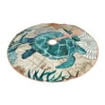 thumbnail image 2 of Bingfone Christmas Tree Skirt Mat Christmas Decoration Interior 48"-Watercolor Sea Turtle, 2 of 8
