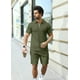 thumbnail image 5 of Conjunto de polo y pantalones cortos KUYIGO para hombre, trajes de verano, 5 of 5
