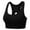 Black, variant on Gym Sports Bra for Women Clearance Racerback Cotton Sports Bra Workout Running Athletic Sports Bra Support Sports White S