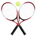 thumbnail image 2 of Tennis 2Pcs Kids Tennis Racket String Tennis Racquets with 1 Tennis Ball and Cover Bag, 2 of 7