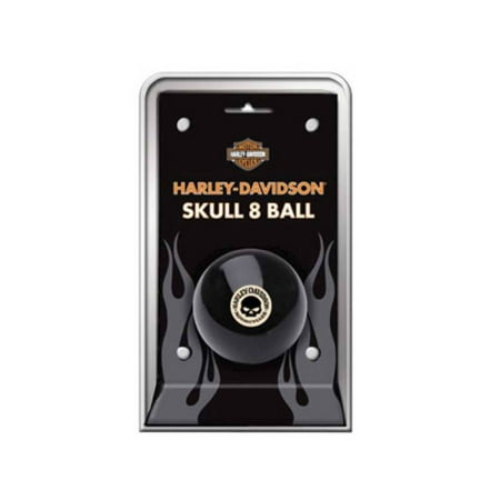 - Harley-Davidson Willie G Skull 8 Ball Pool, Black 2.25 in Diameter HDL-11151, Harley Davidson