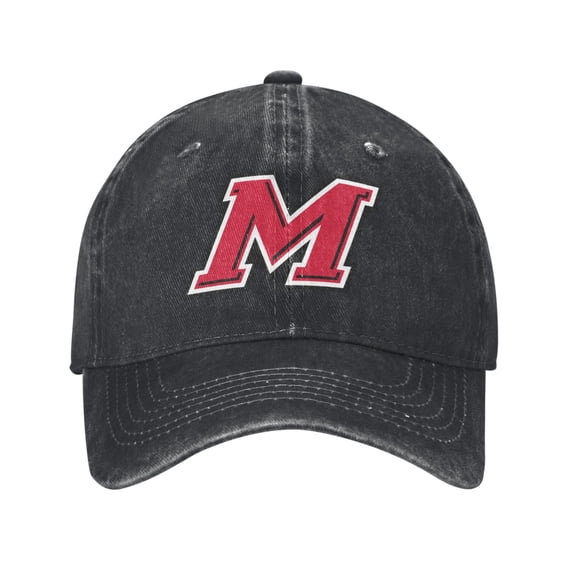 Marist M Logo Adult Adjustable Classic Washed Casquette Cap Hat Baseball Cap For Man For Woman