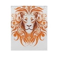 thumbnail image 4 of Lion Face Boho Blackout Curtain Panels 63x55in Drapes Privacy Assured for Living room Bedroom Bathroom 2 panels set, 4 of 5