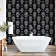 thumbnail image 6 of Ambesonne Black and White Peel & Stick Wallpaper for Home, Oriental Hamsa Hand, 13"x100", Black White, 6 of 6