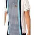 thumbnail image 4 of Trojan Knitted Cotton Pattern Polo Shirt, Beige, 4 of 5