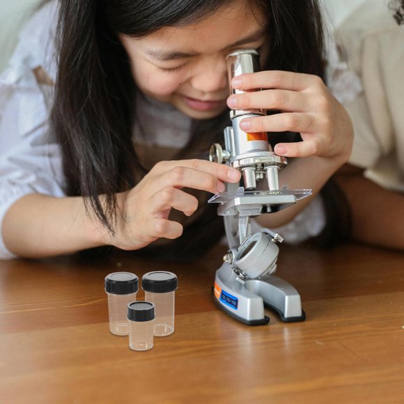 OUNONA 3Ud Organizador De Lentes Para Microscopio Con Acceso Y Protección Contra Polvo