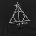 thumbnail image 3 of Harry Potter Deathly Hallows Line Art Kids T Shirt (Large) for Youth Toddler Boys and Girls, Black, 3 of 5