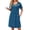 Puppy Paws, variant on Zipper Robes for Women Short Sleeve Bathrobes Lace Lightweight House Coat Soft Zip Up Nightgowns with Pockets