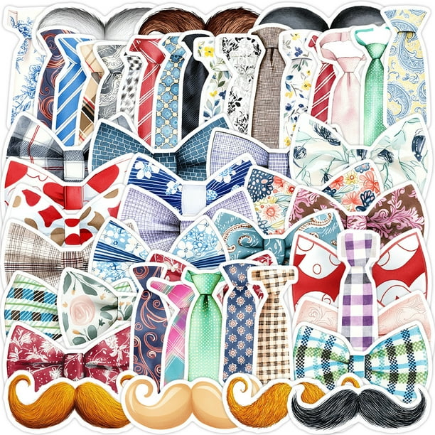 Paquete de pegatinas con el tema del Día del Padre, 50 unidades, dibujos animados para manualidades