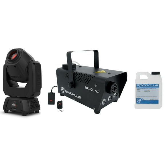 Chauvet DJ Intimidator Spot 260X DMX LED Moving Head Light w/RF Receiver Fogger