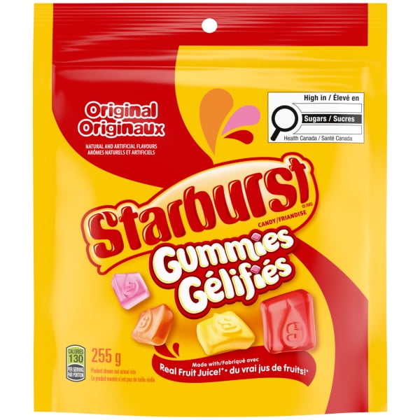 STARBURST, Originaux, bonbons gélifiés, 255 g