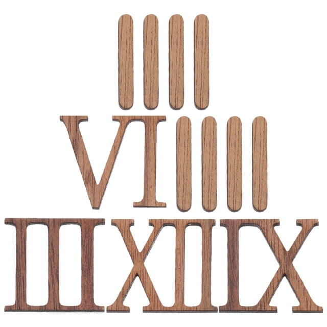Reloj de pared DIY Reloj de pared 3D grande de madera sin marco moderno con números romanos Movimiento silencioso para sala de estar, dormitorio, oficina, decoración del hogar