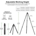 thumbnail image 3 of FANAUE Carbon Fiber Tripod 70.5" with Arca-Swiss Mounting, 54lb Load Capacity & Adjustable Height for Hunting/Outdoor Photography Tripod, 3 of 8