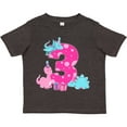 thumbnail image 3 of Inktastic Dinosaur Party-third Birthday Girls Toddler T-Shirt, 3 of 5