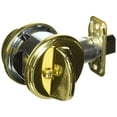 thumbnail image 2 of SCHLAGE LOCK CO B60NV505 Single Cylinder Deadbolt, Brass, 2 of 2