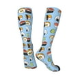 thumbnail image 4 of Balery Kawaii Sushi Fun Novelty Socks Men'S Women'S Crew Socks Funny Crazy Novelty Socks Quirky And Cool Socks, 4 of 9