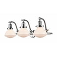 thumbnail image 1 of Innovations 515-3W-PC-G321-LED Olean 3 Light Bath Vanity Light part of the Franklin Restoration Collection, Polished Chrome, 1 of 1