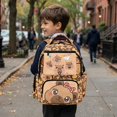 thumbnail image 4 of Aplkyhs Cute Bow Capybara Backpack for Students 6-18 Water Resistant Lightweight School Bookbag Multi-pocket Casual Daypack for School Outdoor, 4 of 7