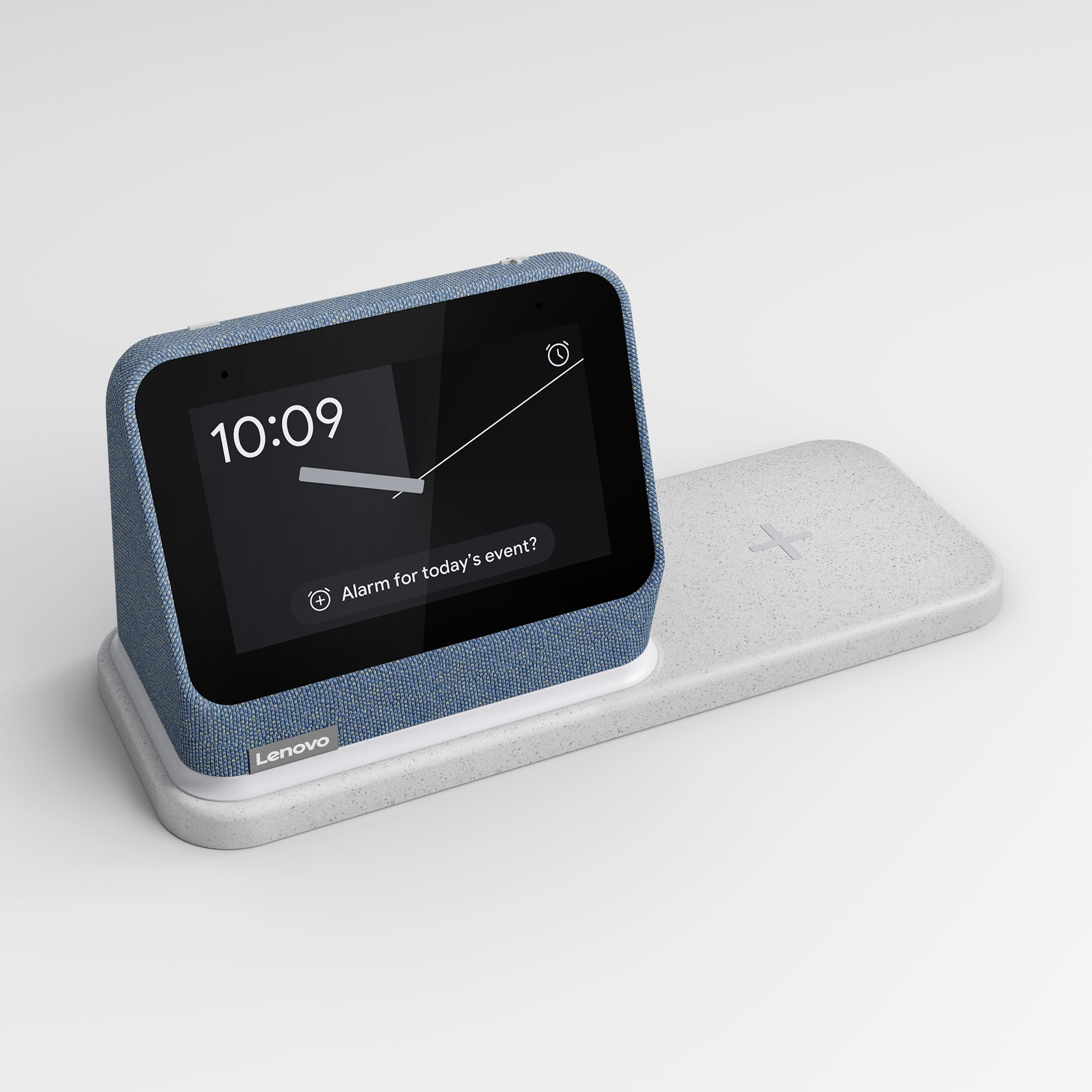 Lenovo Smart Clock 2 with Wireless Charging Dock - Abyss Blue 