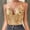 Gold, variant on Women's Tanks Crop Top with Beading and Adjustable Straps Backless Club Sleeveless Top for Women Silver XS