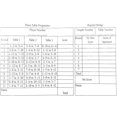 Caspari Bridge Tally Sheets, Jardin De Luxembourg Set of 2 (BT149