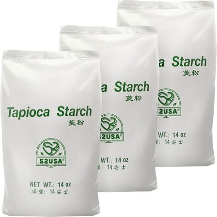 Tapioca Starch, 42oz (Pack of 3) – Gluten-Free, Kosher, Vegan, All-Natural Thickener