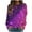 Purple Fall Fashion Must Haves, variant on Winter Saving Talove Long Sleeve Shirts for Women Graphic Printed Sweatshirt Women Fall Clothes Long Sleeve Pullover Y2k Tops Womens Tops Plus Size Christmas Shirts