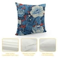 thumbnail image 4 of Creowell  Purple Blue &amp; Red Chinoiserie Pillow Covers Flowers Vintage Throw Pillowcase Decorative Watercolor Spring/Summer Cushion Cover for Sofa Bedroom Indoor Outdoor Party，Multi-Size, 4 of 5