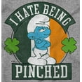 thumbnail image 2 of Smurfs Hate Being Pinched St Paddy Crewneck T Shirts Boy Girl Teen Brisco Brands XS, 2 of 5