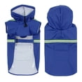 thumbnail image 1 of Fashion S-5XL PU Material Fit All Size Dogs Dog Cape Waterproof Dog Rain Jacket Pet Raincoat Dog Clothes Puppy Apparel BLUE L, 1 of 8