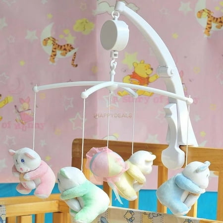 VicTsing Rotary Baby Crib Mobile Bed Bell Toy Holder Arm Bracket Hanging Music Box