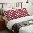 thumbnail image 4 of Balery Gnome And Snowflakes Funda Protectora para Almohada Corporal de Algodón Hipoalergénico con Cierre(55 x 21 pulgadas), Almohadas No Incluidas, 4 of 7