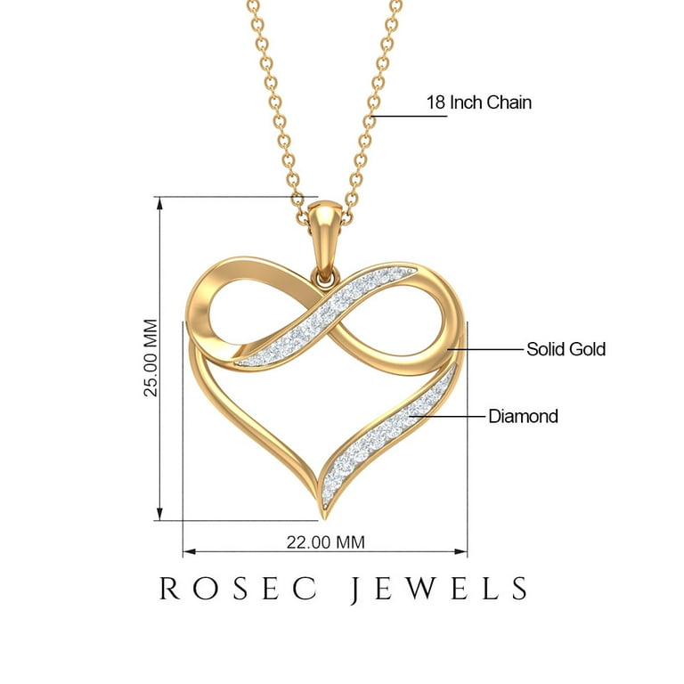 LADIES HEART PENDANT 0.25CT ROUND DIAMOND 14K WHITE GOLD (SI QUALITY) LADIES HEART PENDANT 0.25CT ROUND DIAMOND 14K WHITE GOLD (SI QUALITY)